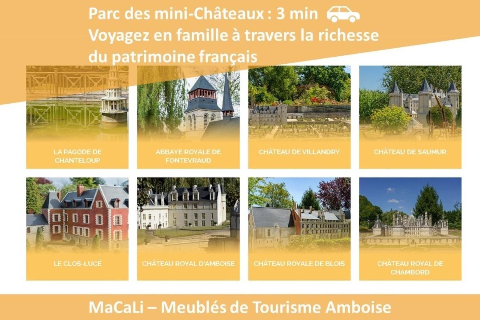 アンボワーズTerrasse Sur La Tour Garconnetアパートメント エクステリア 写真